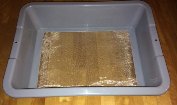 Tamis en format bac pour le trie des insectes comme les ténébrions meuniers